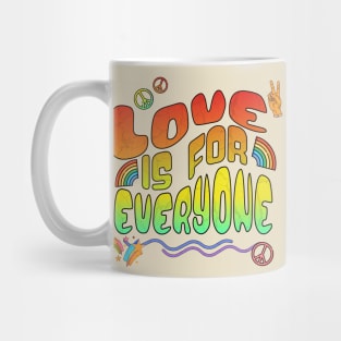 Love is For Everyone - Retro Pride Mug